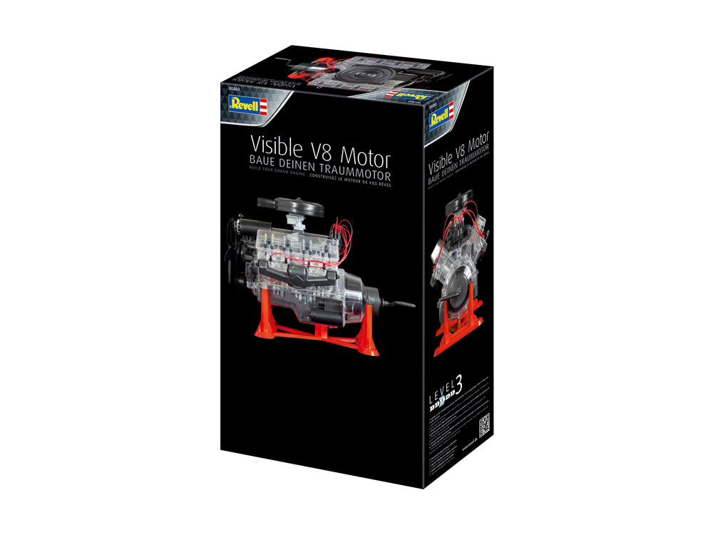 Revell 00460 Visible V-8 Engine 1:04 Model Kit