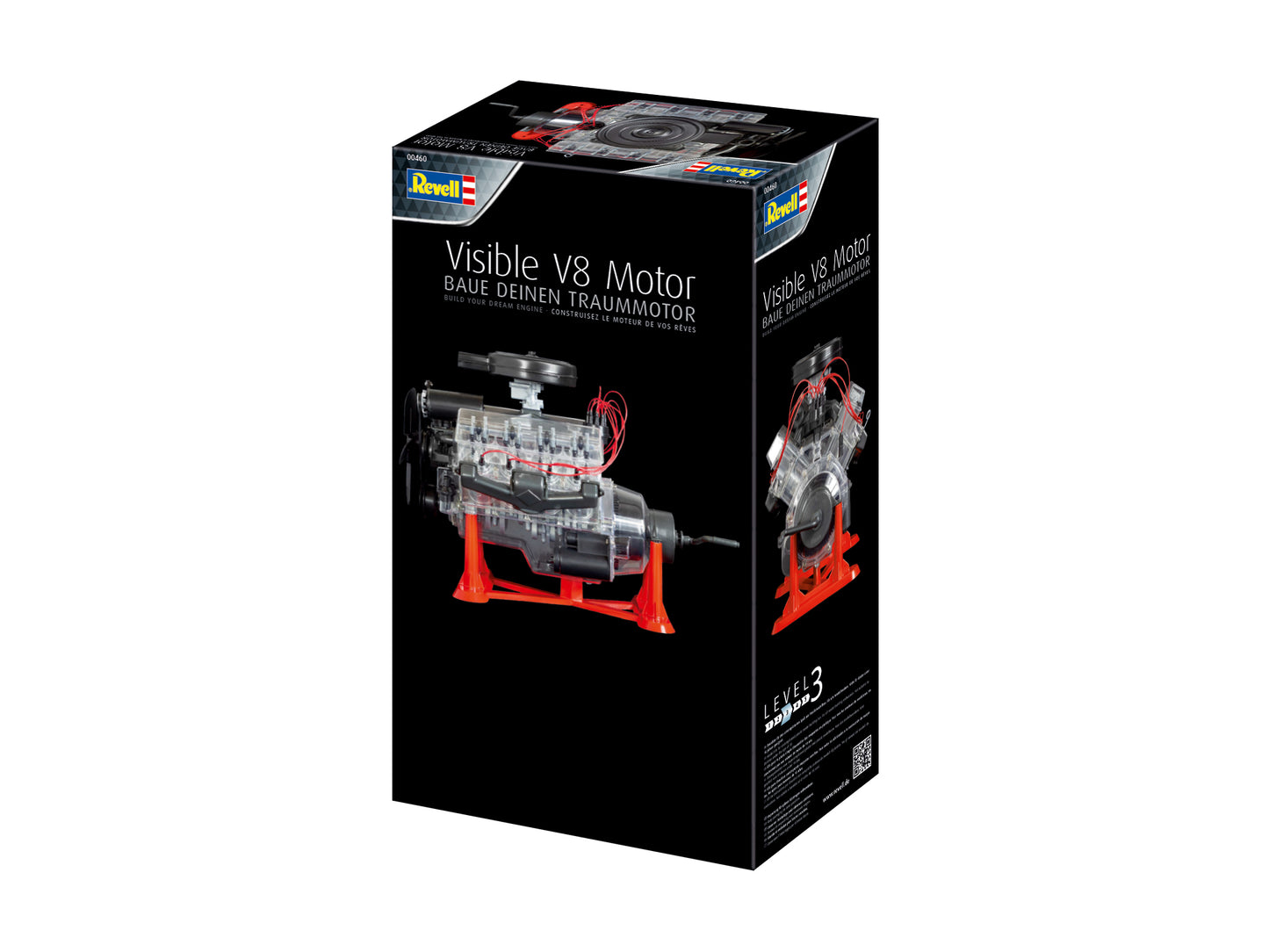 Revell 00460 Visible V-8 Engine 1:04 Model Kit