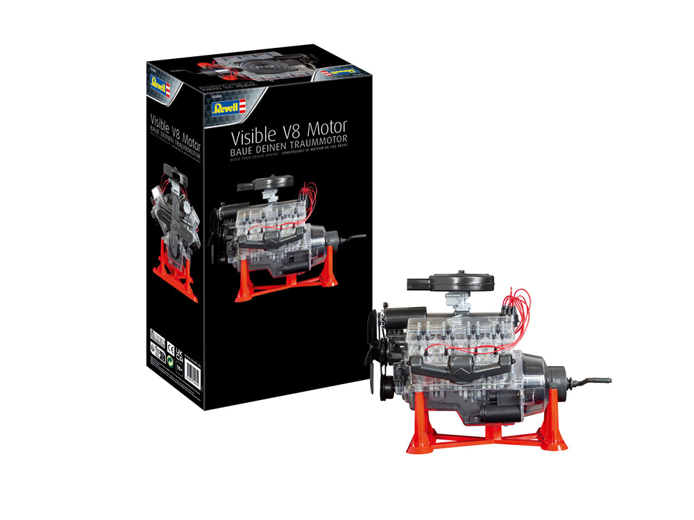 Revell 00460 Visible V-8 Engine 1:04 Model Kit