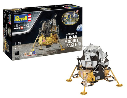 Revell 3701 Apollo 11 Eagle Lunar Module 1:48 Model Kit