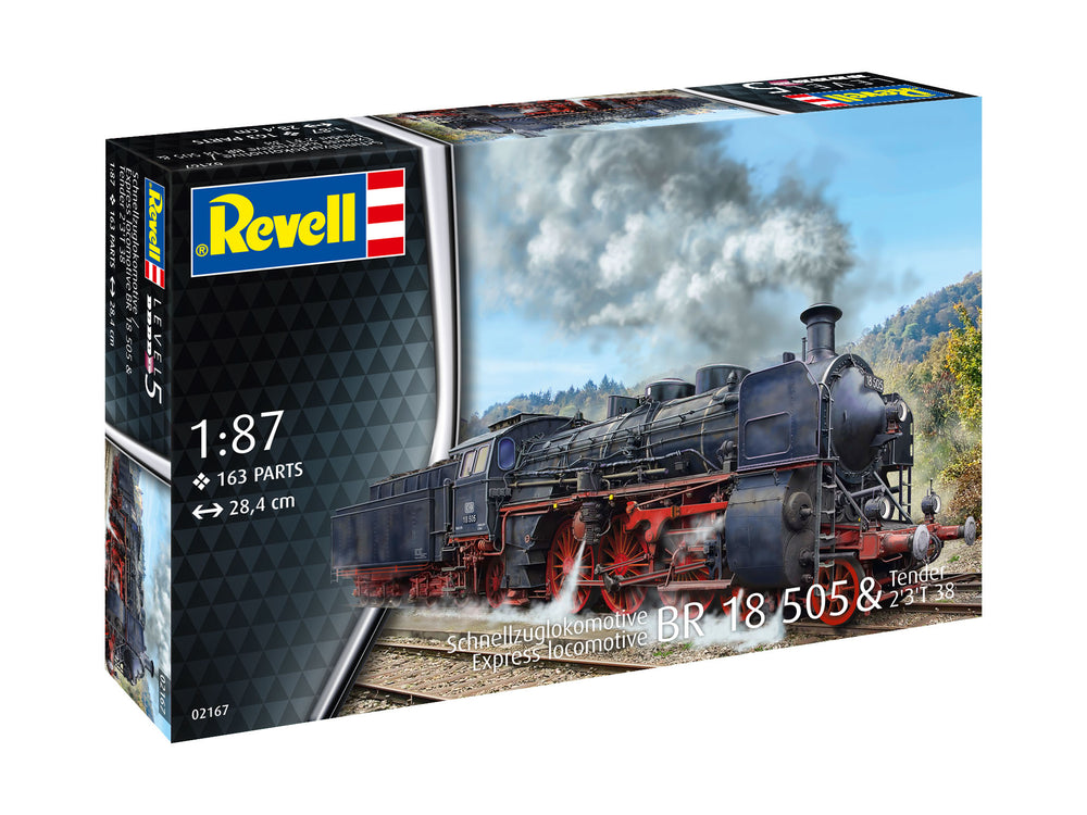 Revell 2167 Express Locomotive BR18 1:87 Model Kit