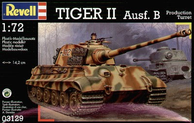 Revell 3129 Pz.Kpfw.VI King Tiger Ausf.B w/Henschel Turret 1:72 Model Kit