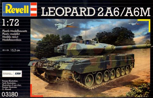 Revell 3180 Leopard MBT 2 A6/A6M 1:72 Model Kit