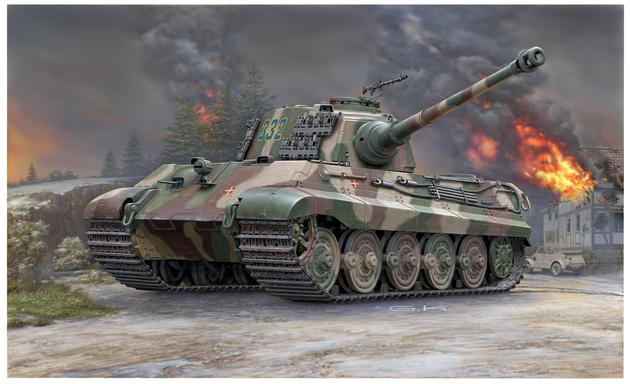 Revell 3249 Pz.Kpfw.VI King Tiger Ausf.B w/Henschel Turret 1:35 Model Kit