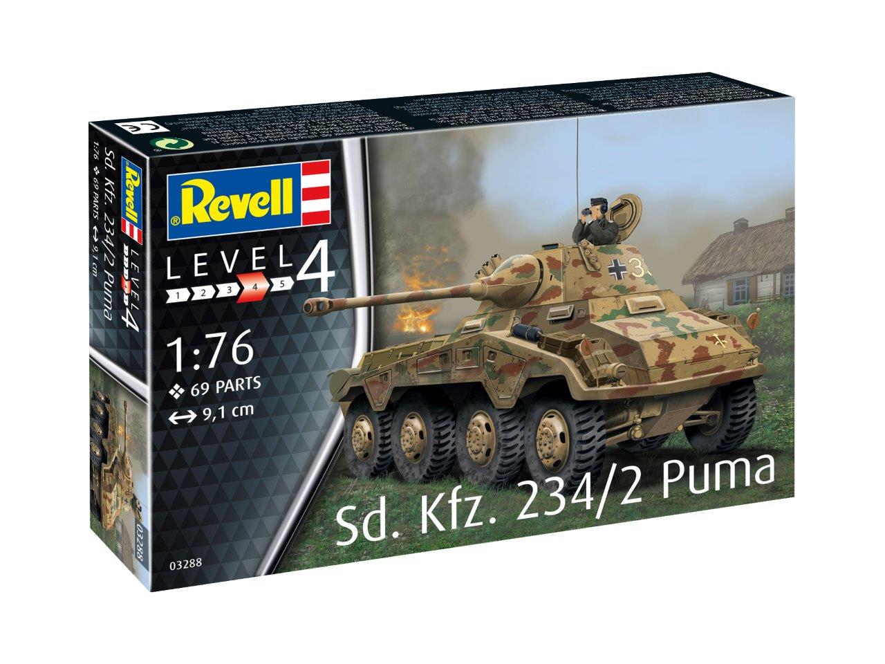 Revell 3288 Sd.Kfz.234/2 Puma 1:76 Model Kit