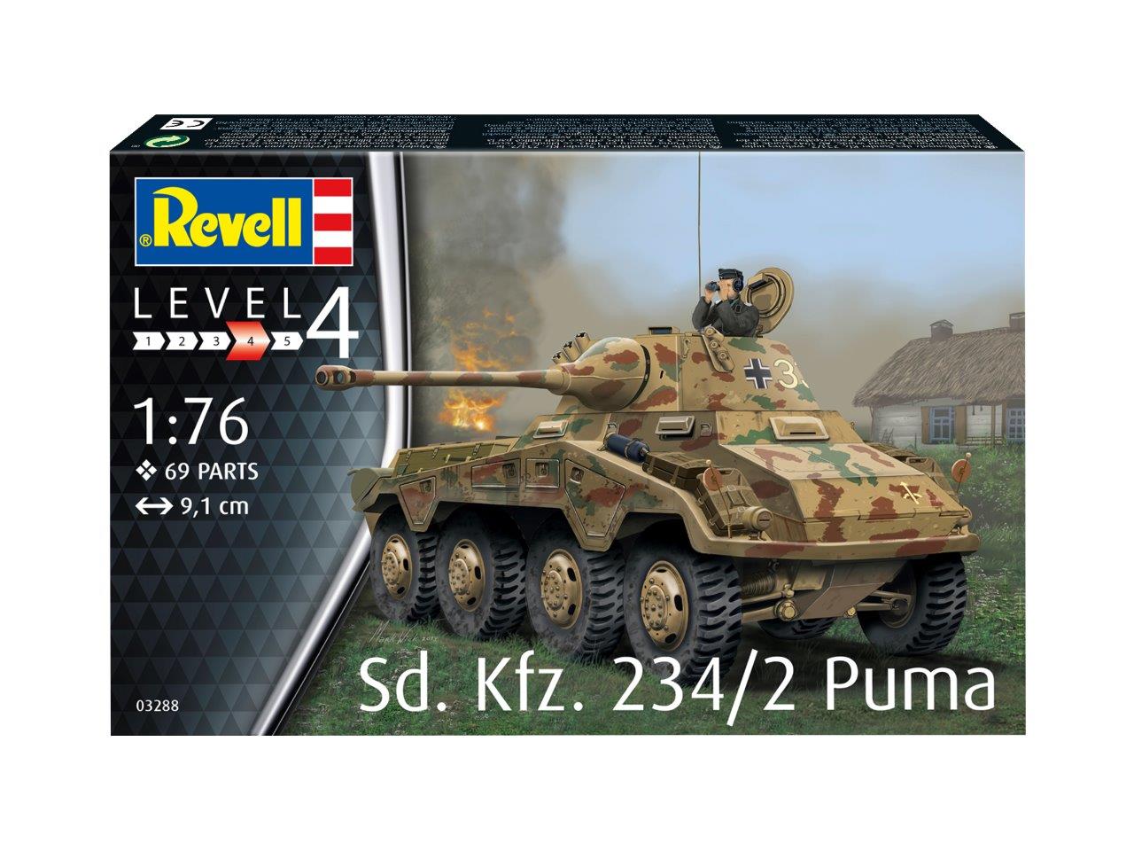 Revell 3288 Sd.Kfz.234/2 Puma 1:76 Model Kit