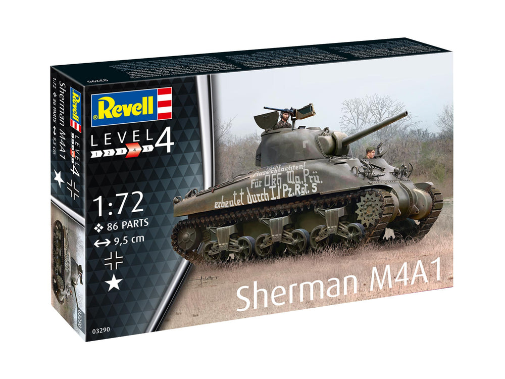 Revell 3290 Sherman M4A1 1:76 Model Kit