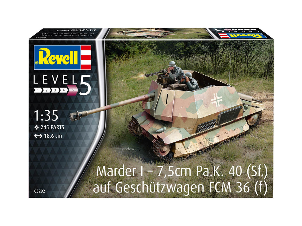 Revell 3292 Marder 1 on FCM 36 Base 1:35 Model Kit
