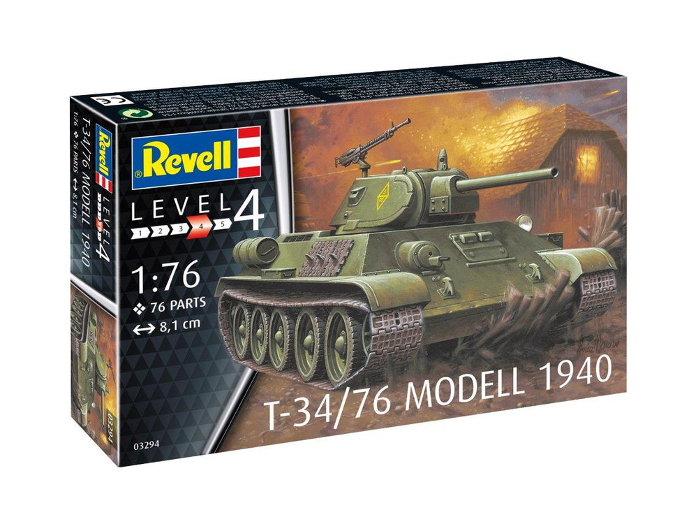 Revell 3294 Soviet T-34/76 Model 1940 1:76 Model Kit