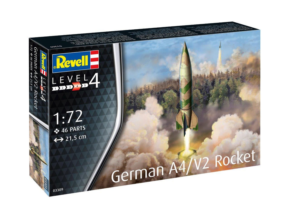 Revell 3309 German A-4/V-2 Rocket 1:72 Model Kit