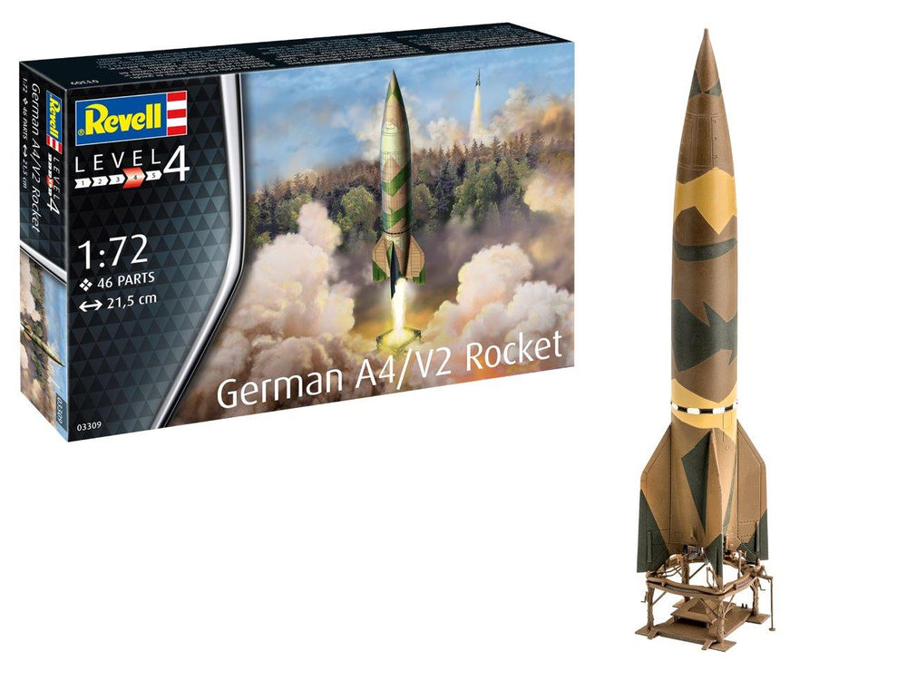 Revell 3309 German A-4/V-2 Rocket 1:72 Model Kit