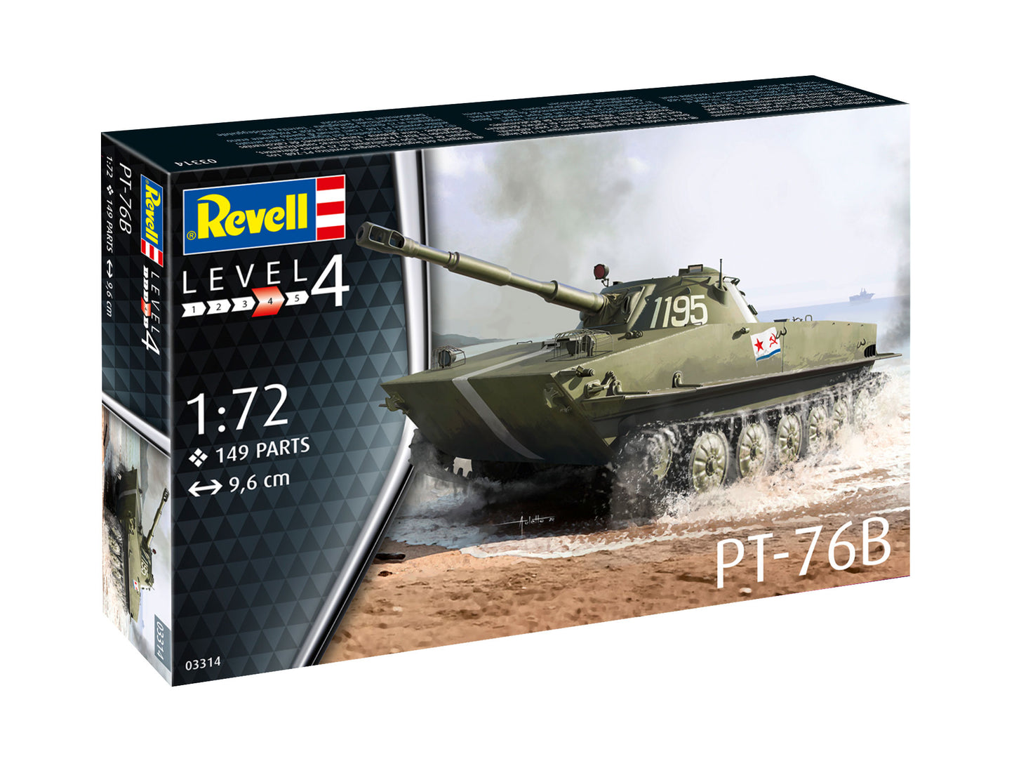 Revell 3314 Soviet PT-76B 1:72 Model Kit