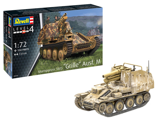 Revell 3315 Sturmpanzer 38 1:72 Model Kit
