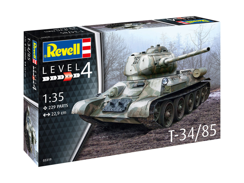 Revell 3319 Soviet T-34/85 1:35 Model Kit