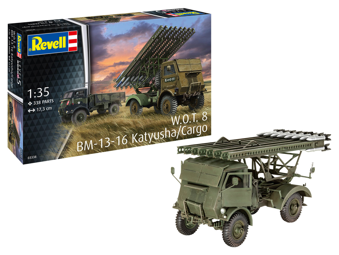 Revell 3338 BM-13-16 on W.O.T 1:35 Model Kit