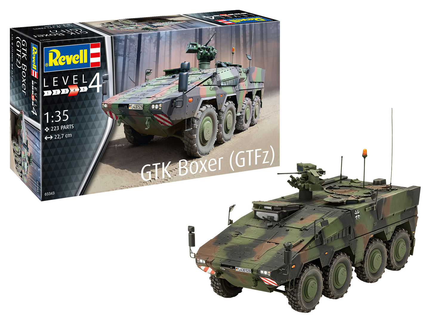 Revell 3343 GTK Boxer GTFz 1:35 Model Kit