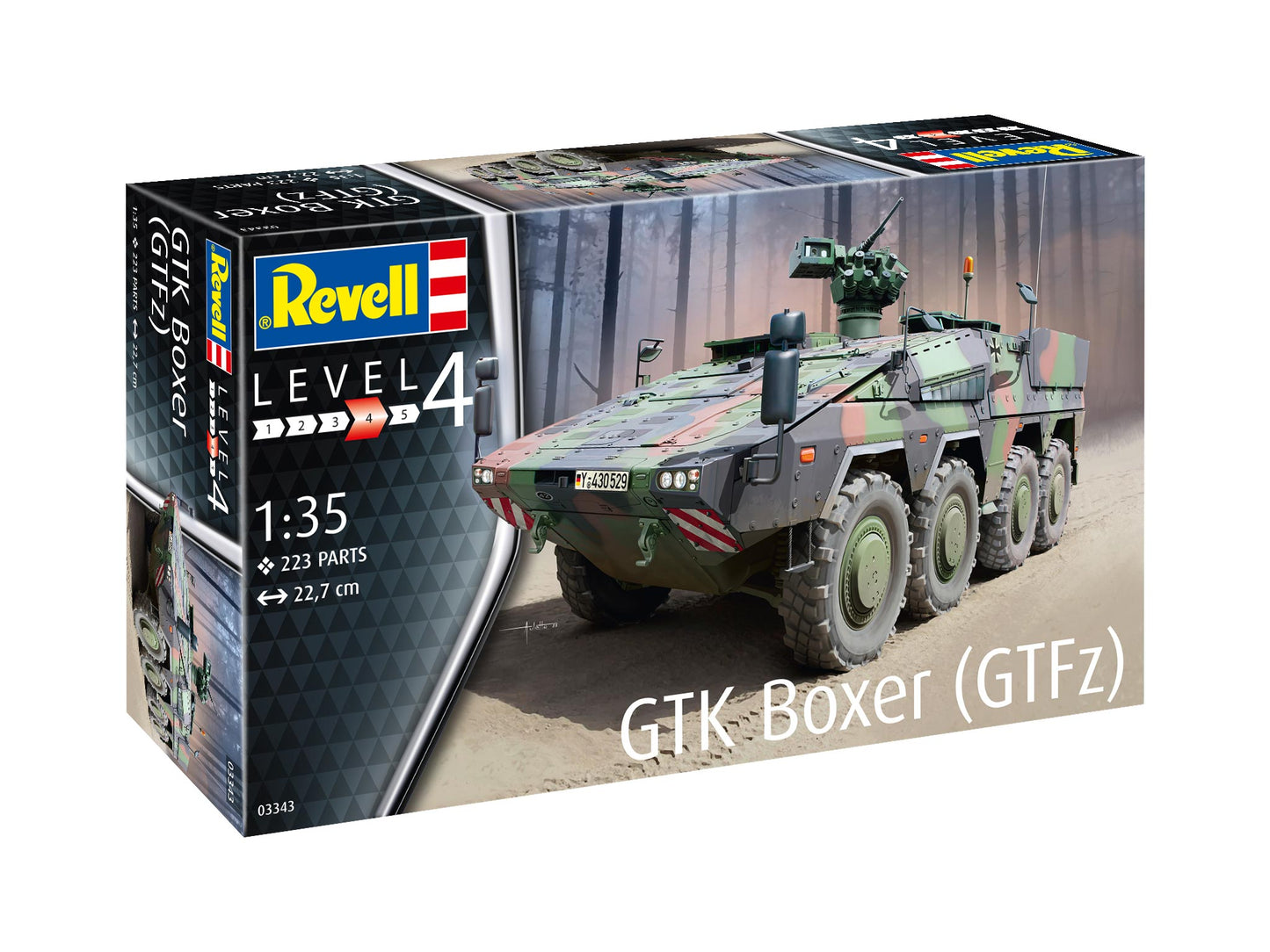 Revell 3343 GTK Boxer GTFz 1:35 Model Kit