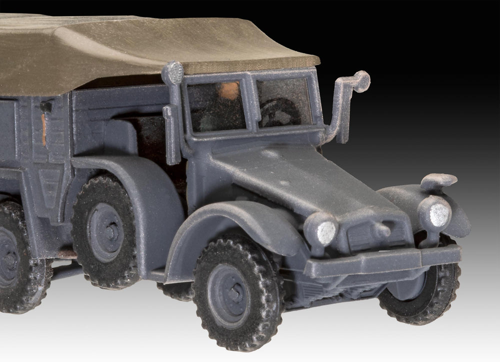 Revell 3344 Krupp-Protze KFZ.69 with 3.7cm Pak 1:76 Model Kit
