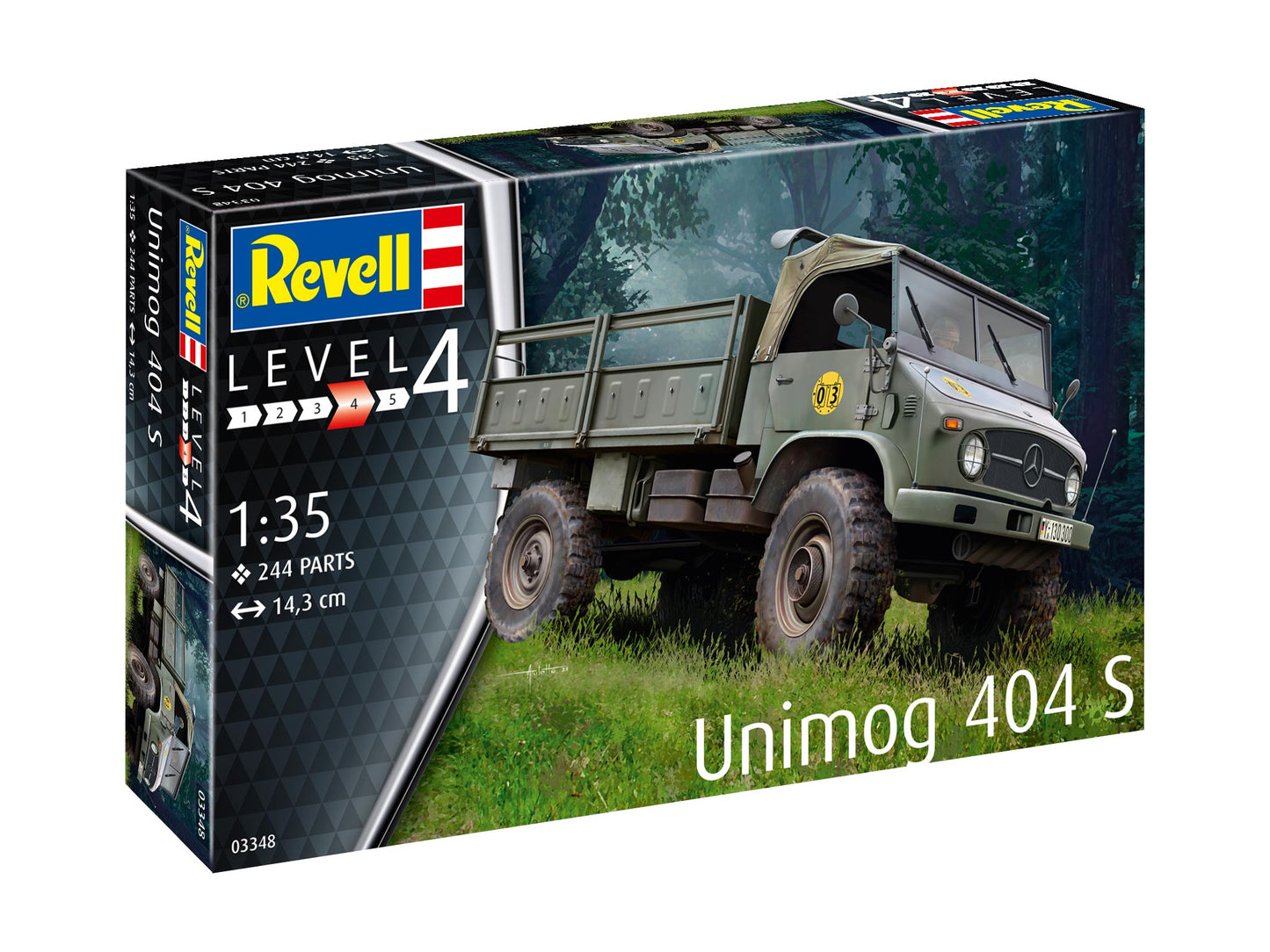 Revell 3348 Unimog 404 S 1:35 Model Kit