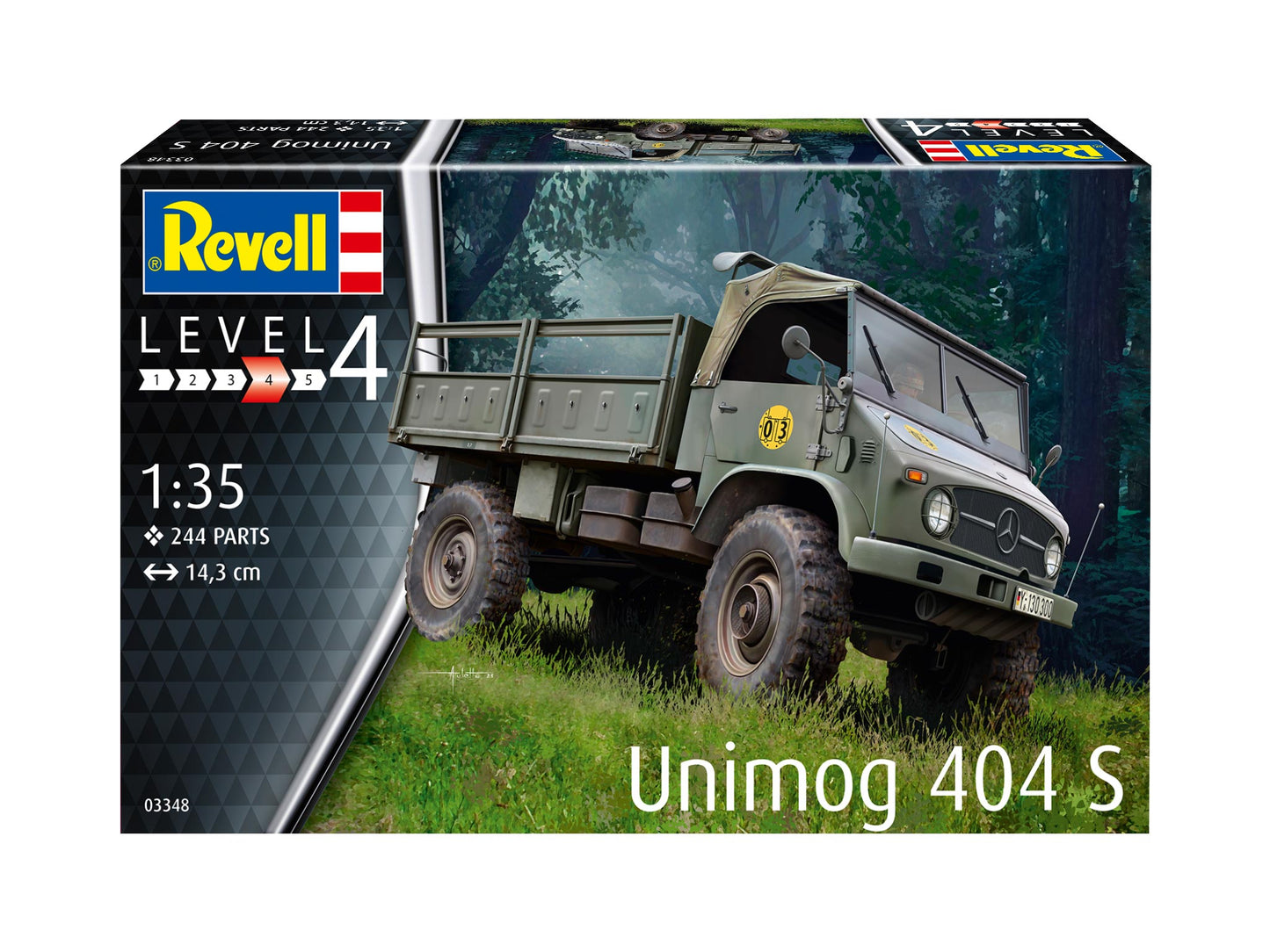 Revell 3348 Unimog 404 S 1:35 Model Kit