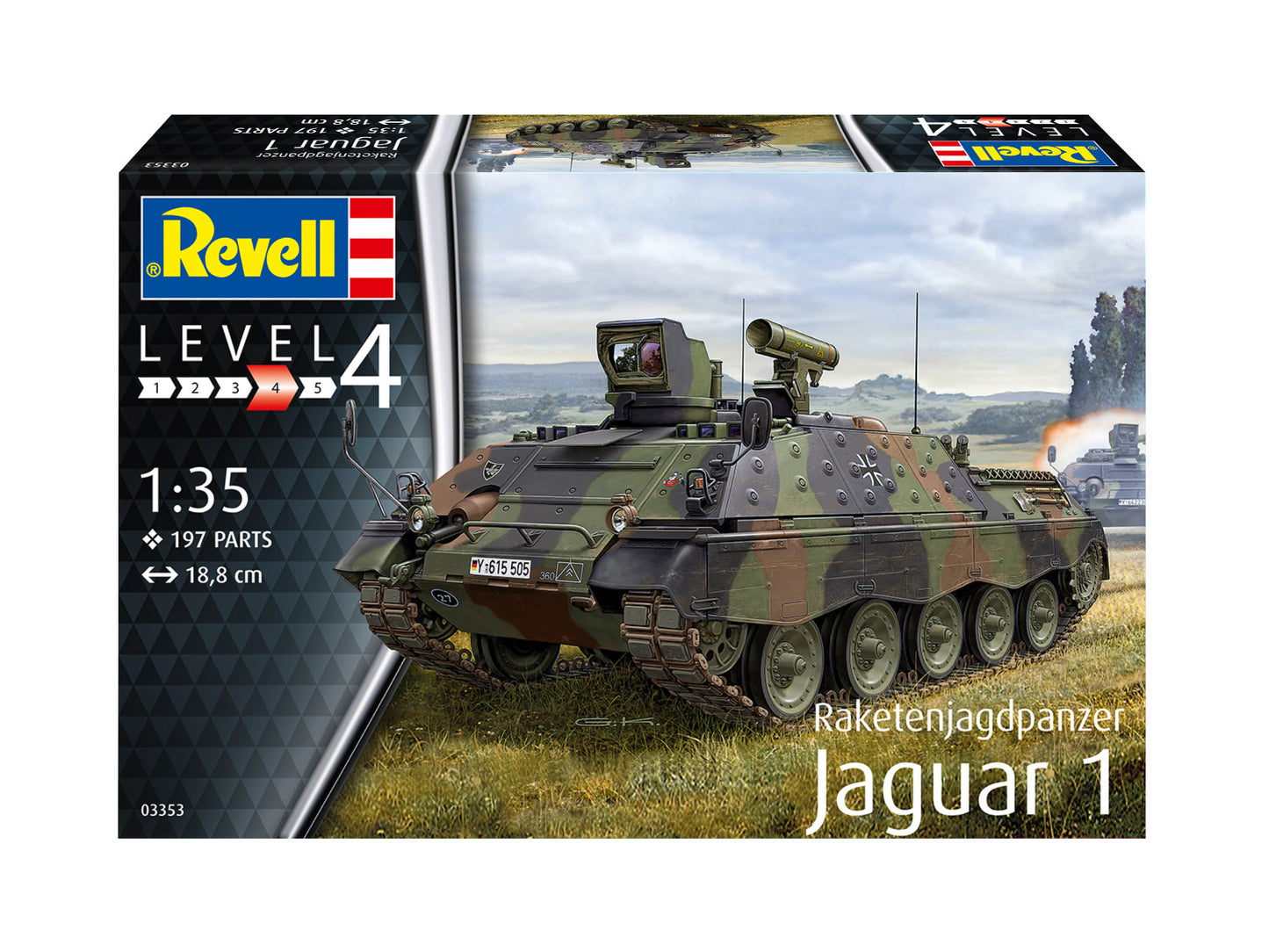 Revell 3353 Raketenjagdpanzer Jaguar 1 1:35 Model Kit