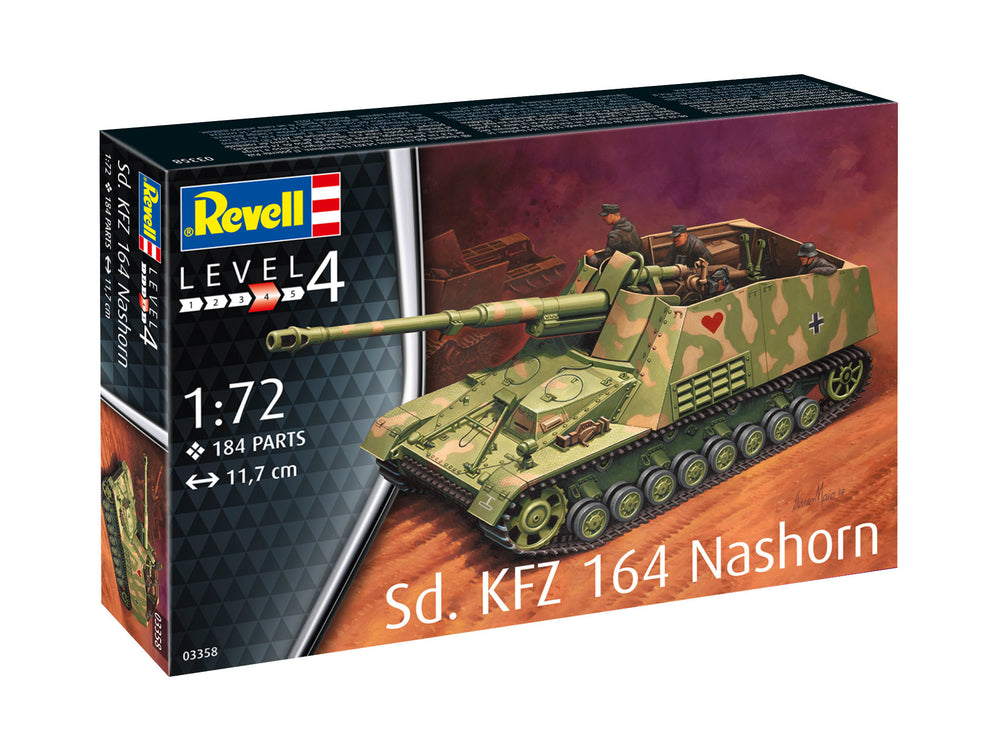 Revell 3358 Sd.Kfz.164 Nashorn 1:72 Model Kit