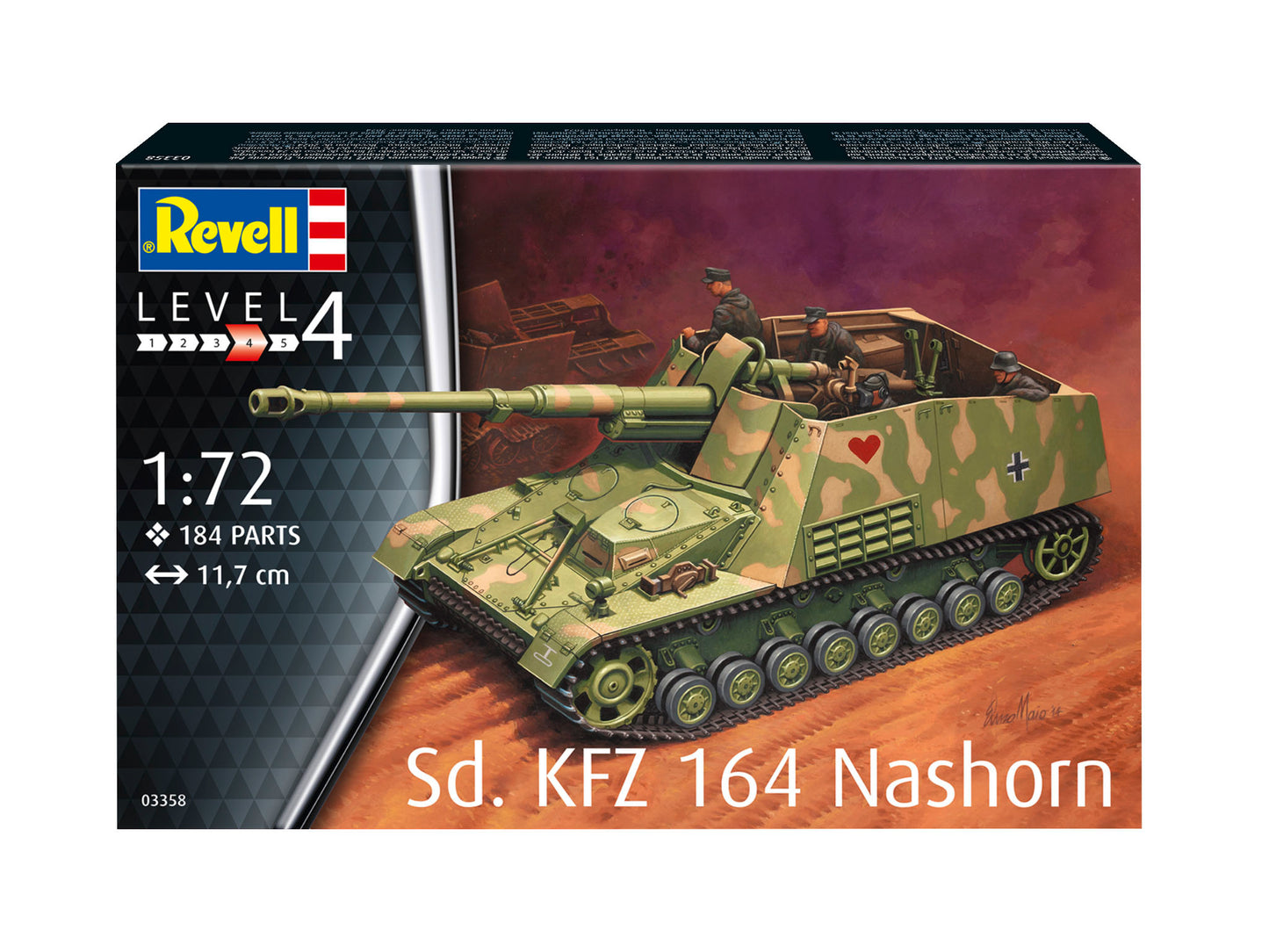 Revell 3358 Sd.Kfz.164 Nashorn 1:72 Model Kit