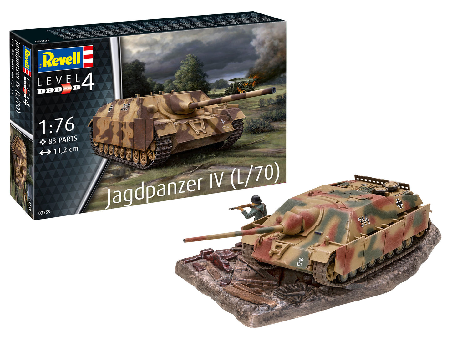 Revell 3359 Jagdpanzer IV 1:76 Model Kit