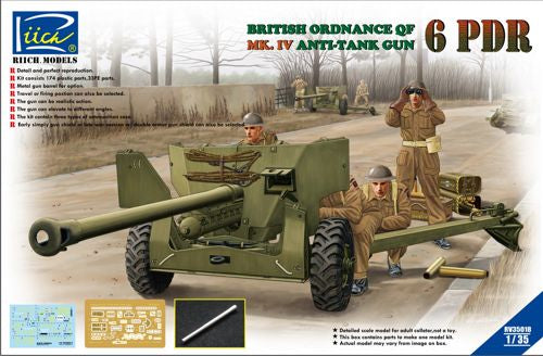 Riich Models RV35018 1:35 Ordnance QF 6-Pdr