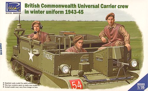 Riich Models RV35028 1:35 British Universal Carrier Mk.II Crew