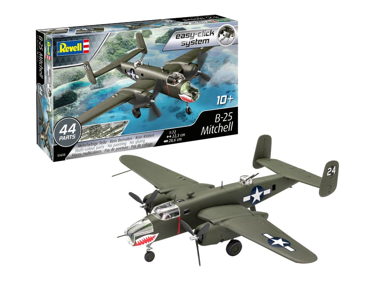 Revell 3650 North-American B-25 Mitchell 1:72 Model Kit