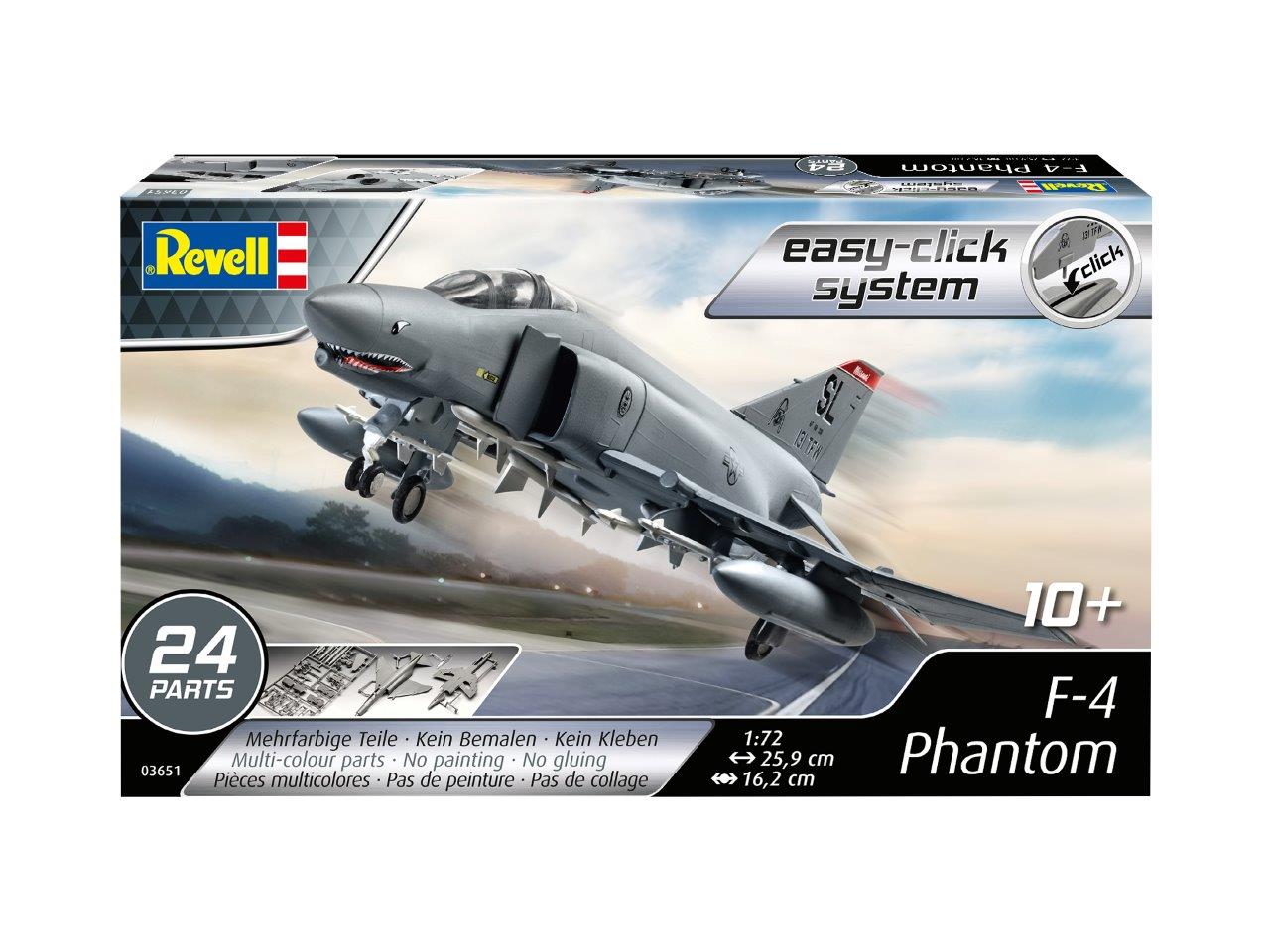 Revell 3651 McDonnell F-4E Phantom II 1:72 Model Kit