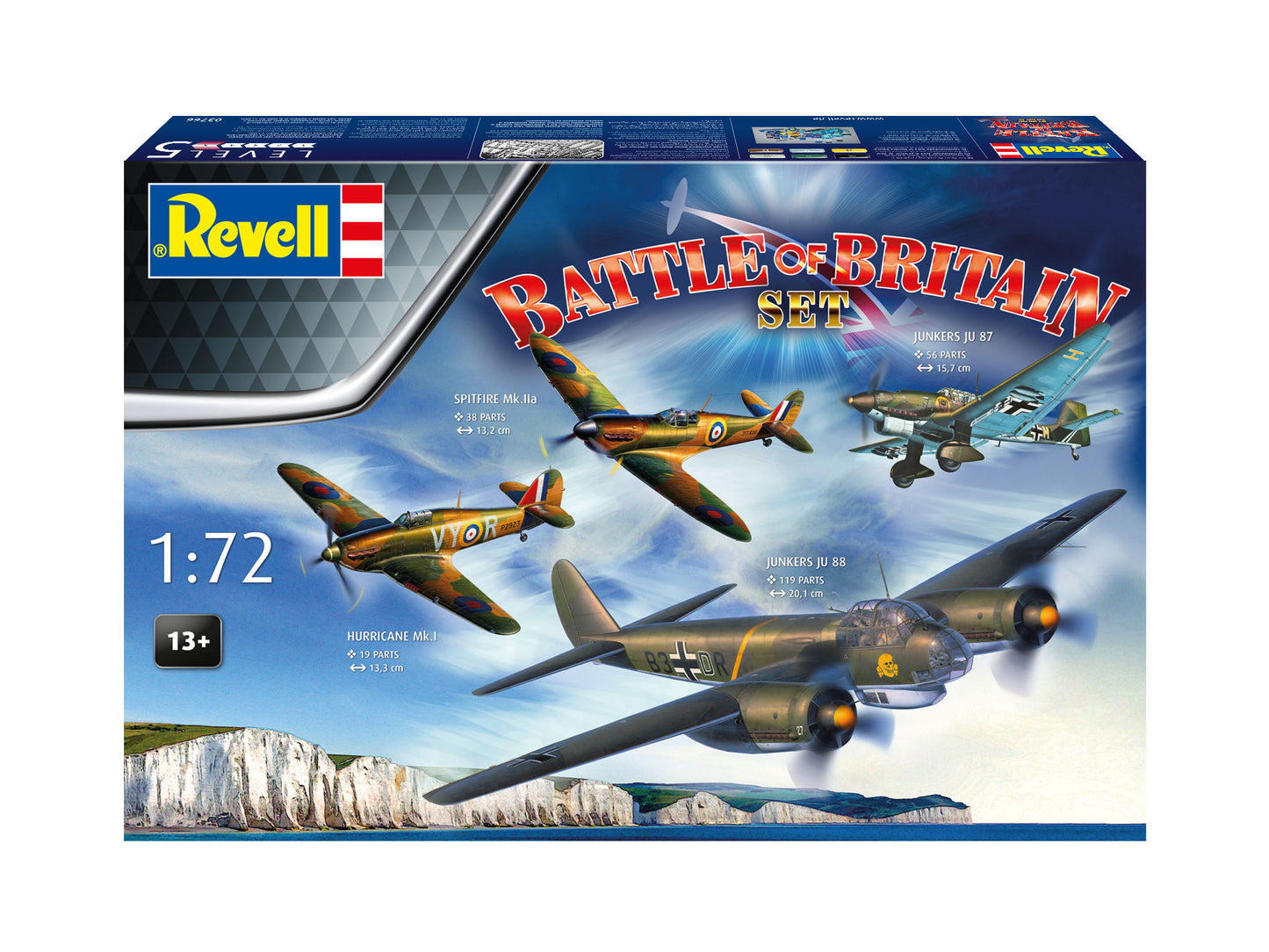 Revell 3766 Battle of Britain 85th Anniversary Set 1:72 Model Kit