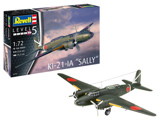 Revell 3797 Mitsubishi Ki-21-la "Sally" 1:72 Model Kit