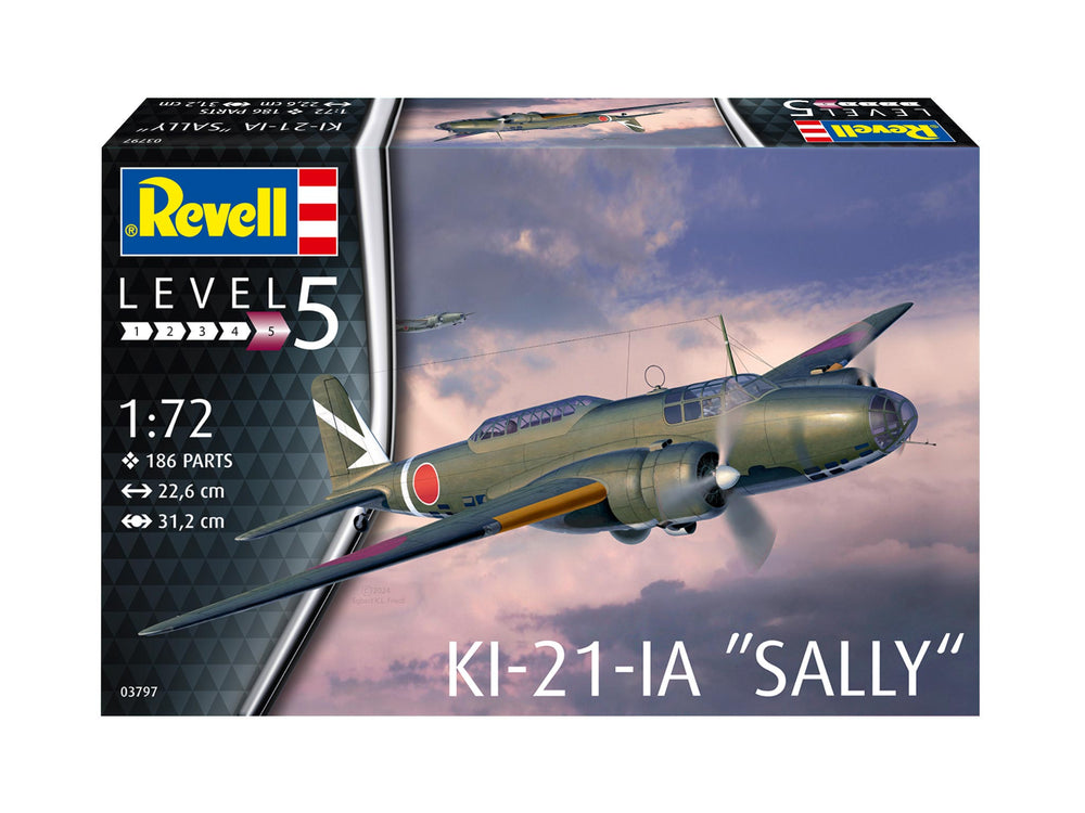 Revell 3797 Mitsubishi Ki-21-la "Sally" 1:72 Model Kit