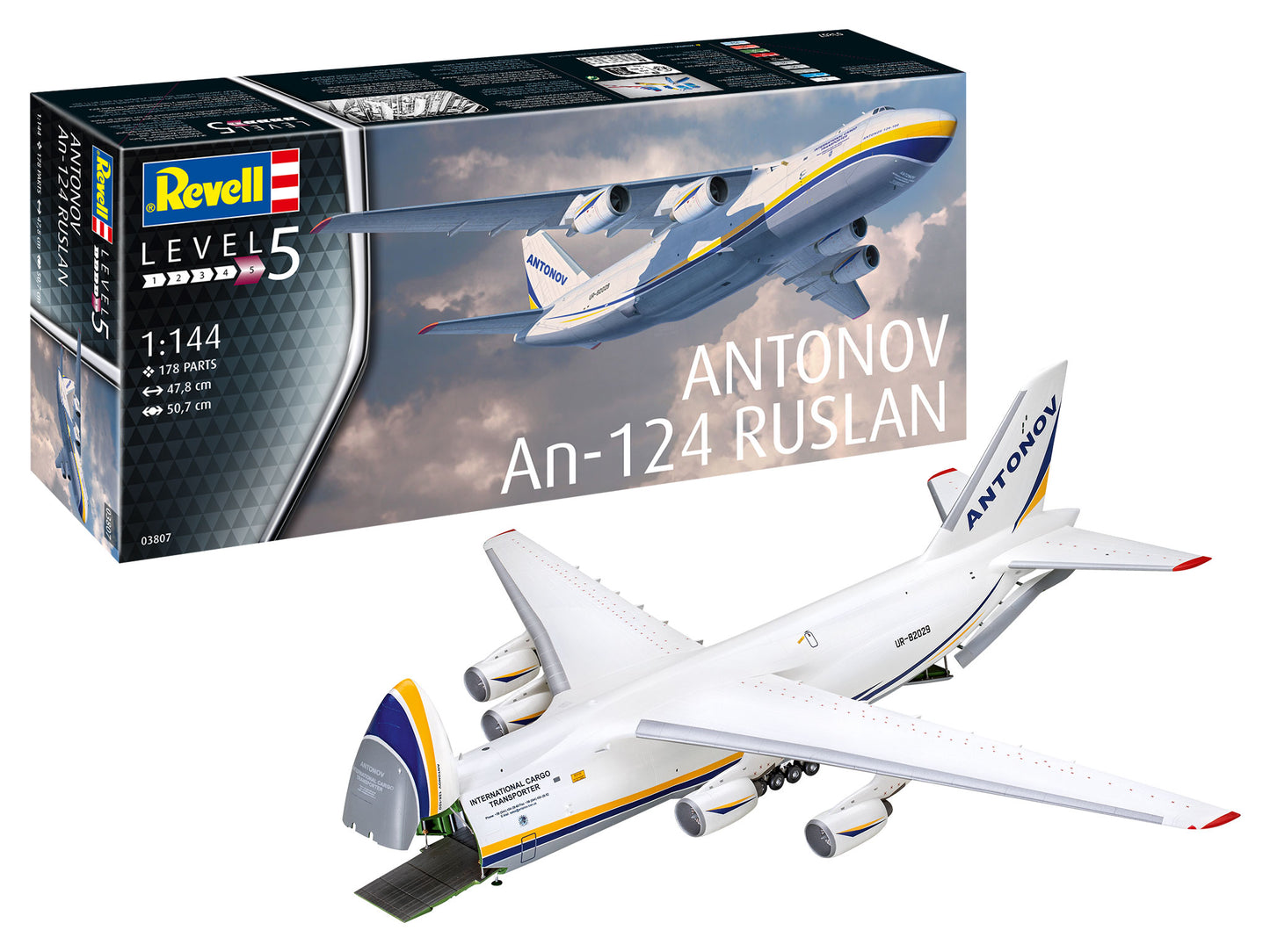 Revell 3807 Antonov An-124 Ruslan 1:144 Model Kit