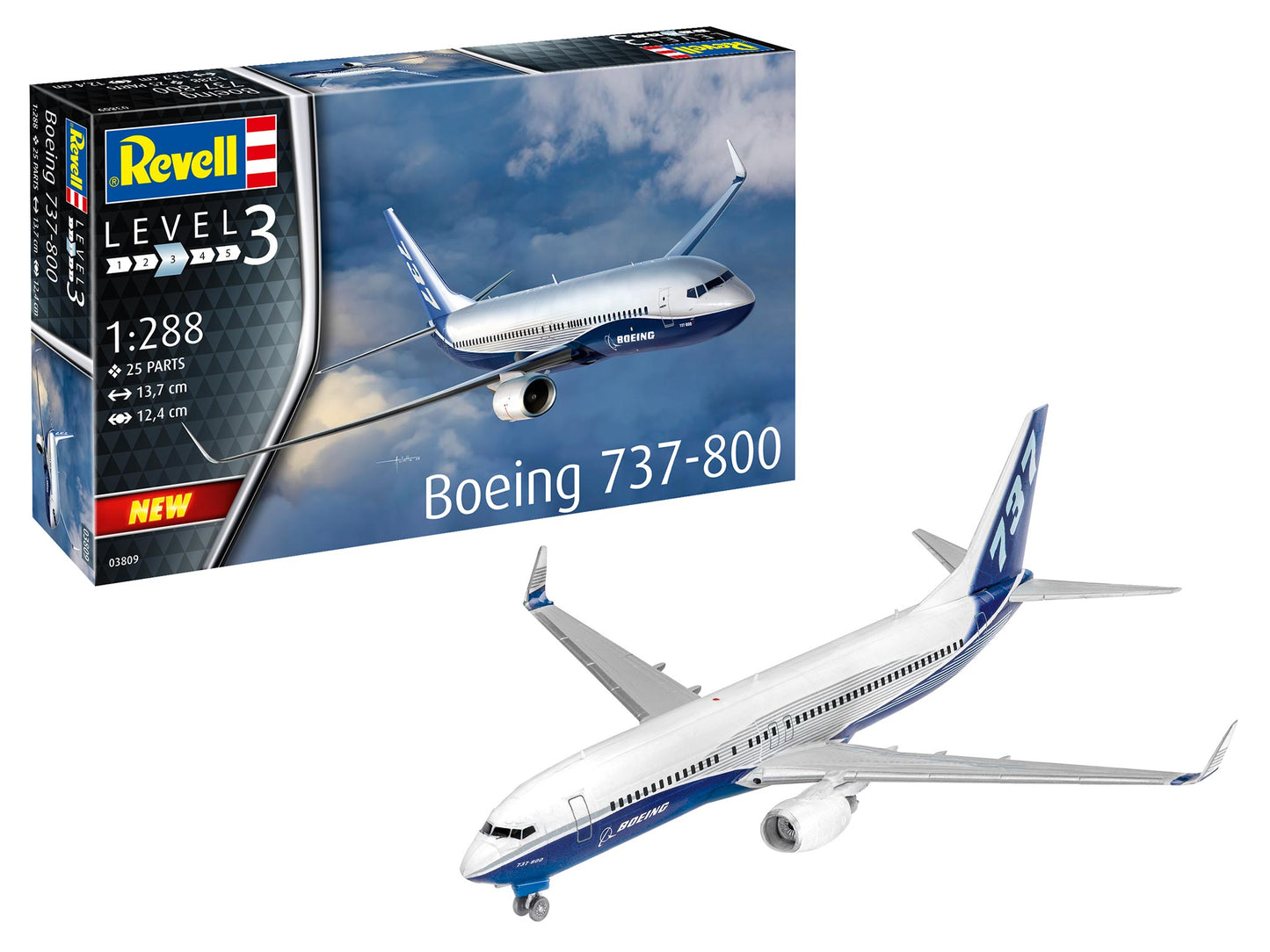 Revell 3809 Boeing 737-800 1:288 Model Kit