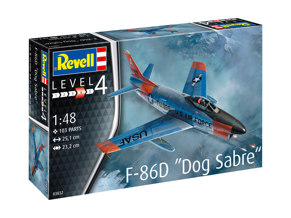 Revell 3832 North-American F-86D 'Sabre Dog' 1:48 Model Kit