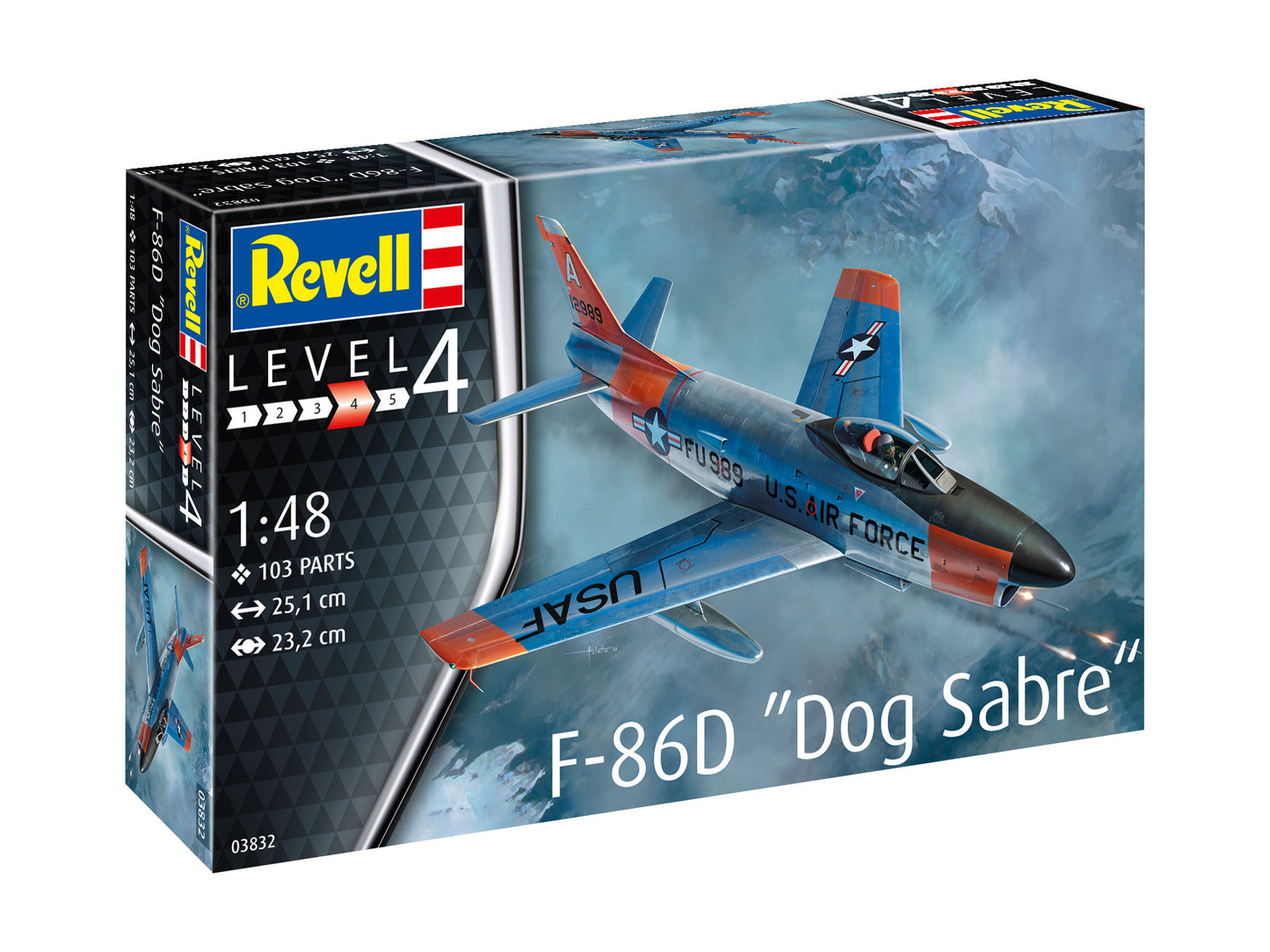Revell 3832 North-American F-86D 'Sabre Dog' 1:48 Model Kit