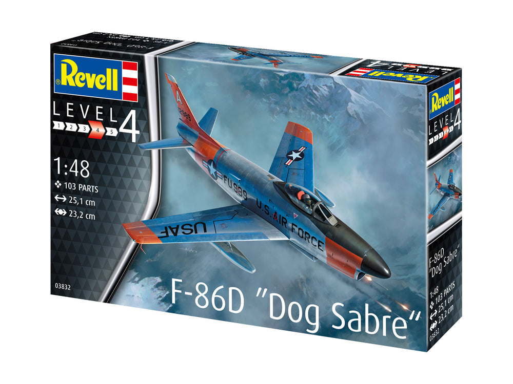 Revell 3832 North-American F-86D 'Sabre Dog' 1:48 Model Kit