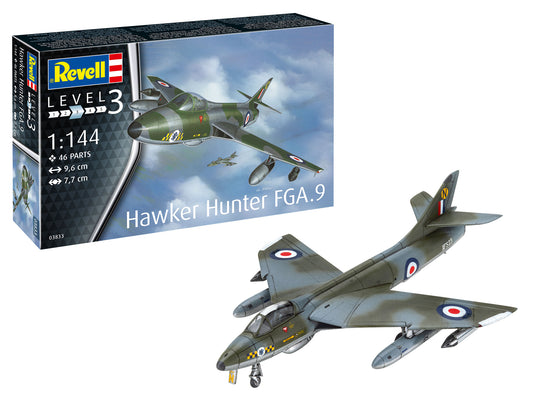 Revell 3833 Hawker Hunter FGA.9 1:144 Model Kit