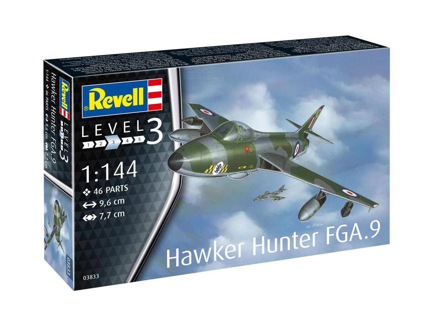 Revell 3833 Hawker Hunter FGA.9 1:144 Model Kit