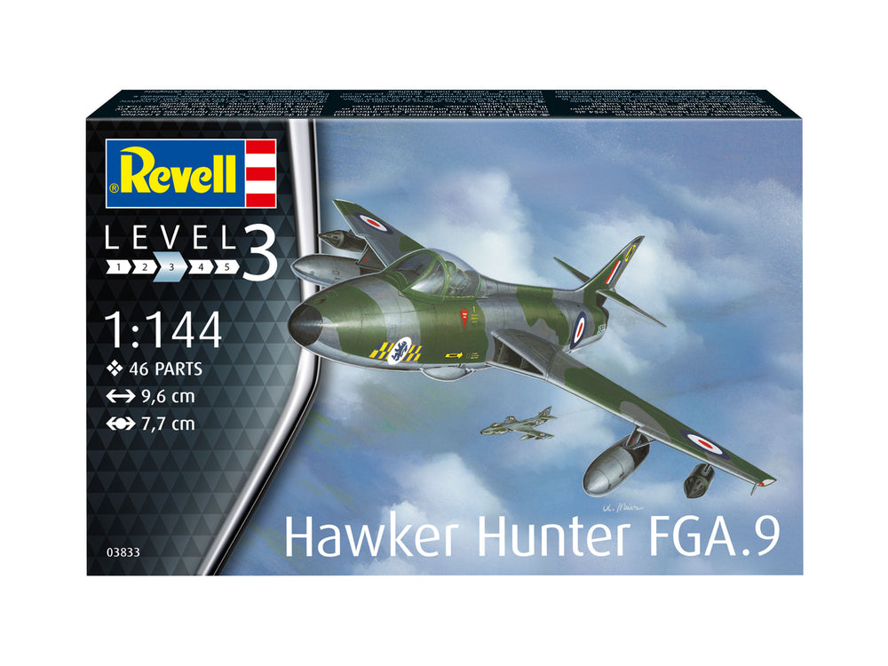 Revell 3833 Hawker Hunter FGA.9 1:144 Model Kit