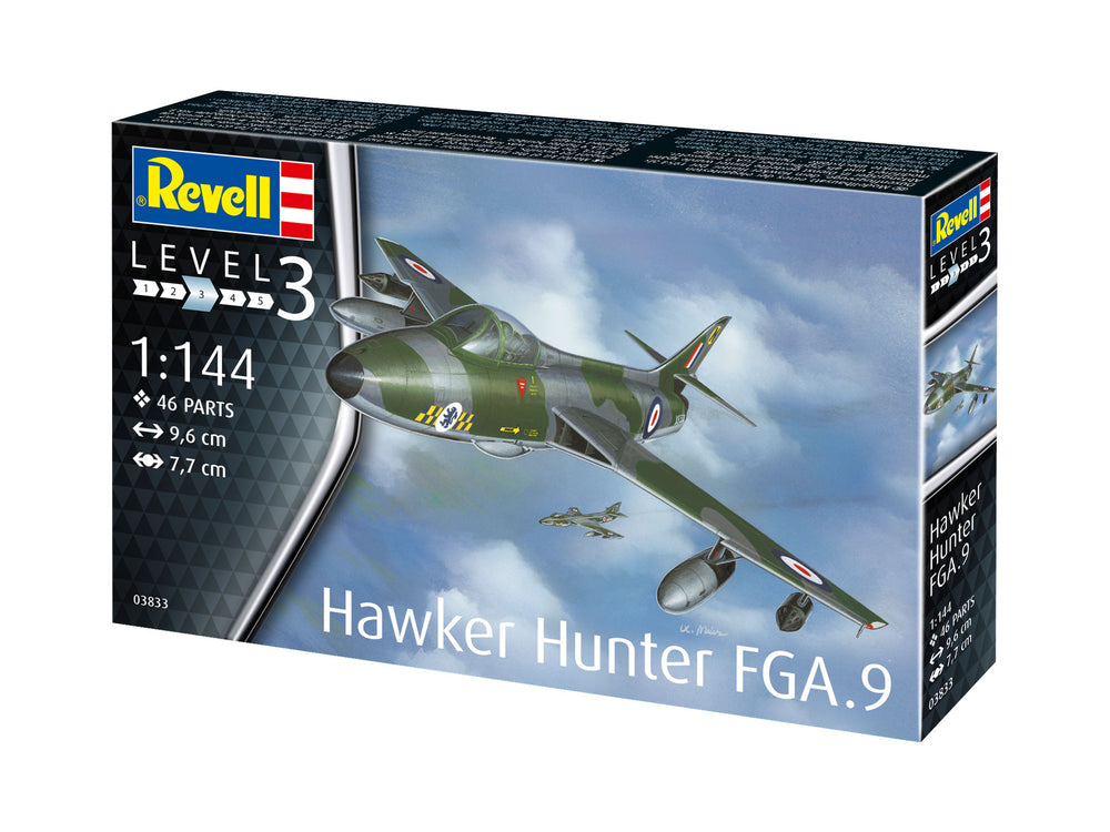 Revell 3833 Hawker Hunter FGA.9 1:144 Model Kit