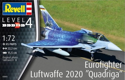 Revell 3843 Eurofighter Typhoon Luftwaffe Demo 2020 Quadriga 1:72 Model Kit