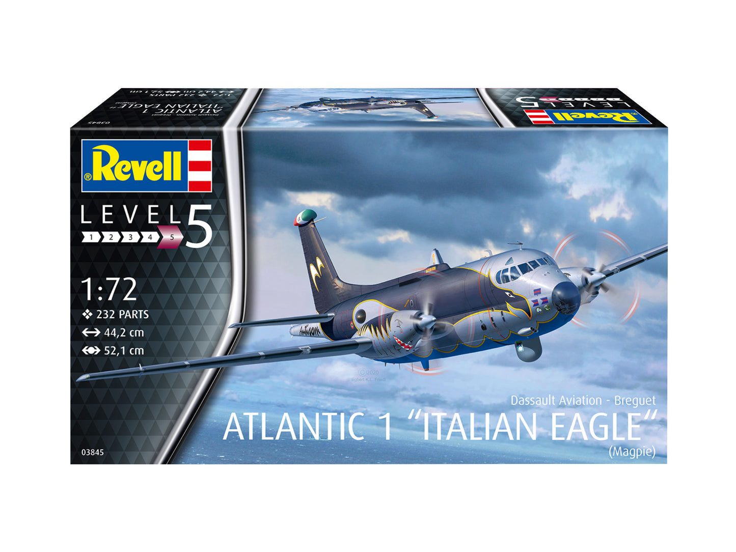 Revell 3845 Breguet Br.1150 Atlantic 1 Italian Eagle 1:72 Model Kit