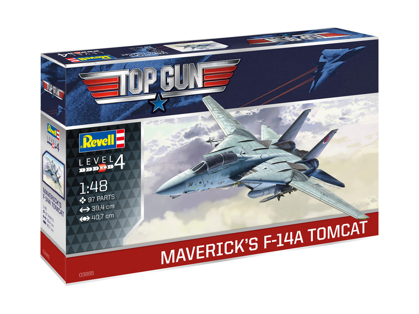Revell 3865 Grumman F-14A Tomcat "Top Gun" 1:48 Model Kit