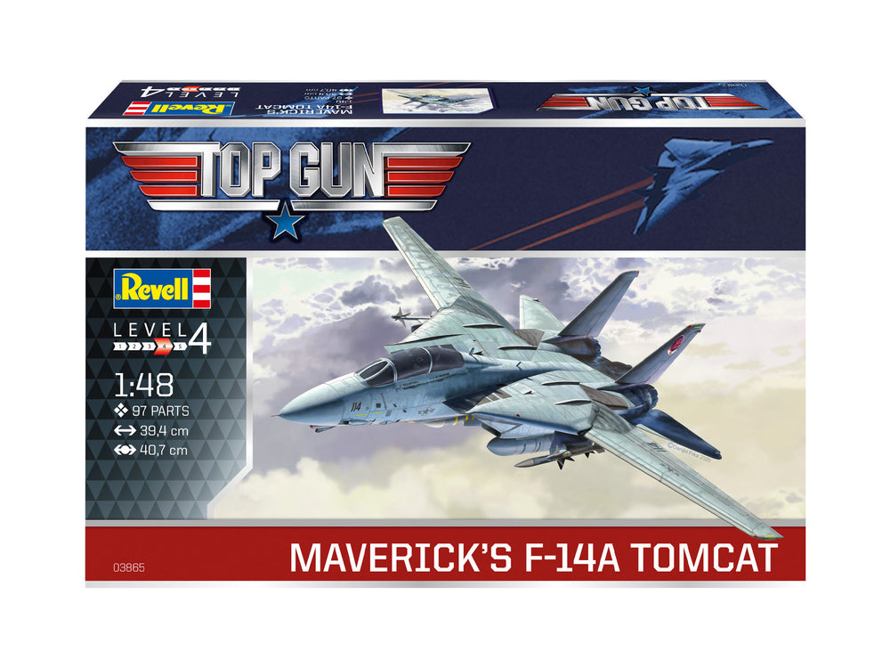 Revell 3865 Grumman F-14A Tomcat "Top Gun" 1:48 Model Kit