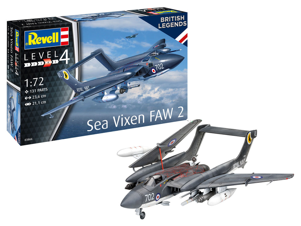 Revell 3866 de Havilland Sea Vixen FAW.2 70th Anniversary 1:72 Model Kit