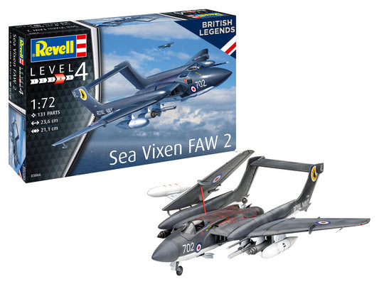 Revell 3866 de Havilland Sea Vixen FAW.2 70th Anniversary 1:72 Model Kit